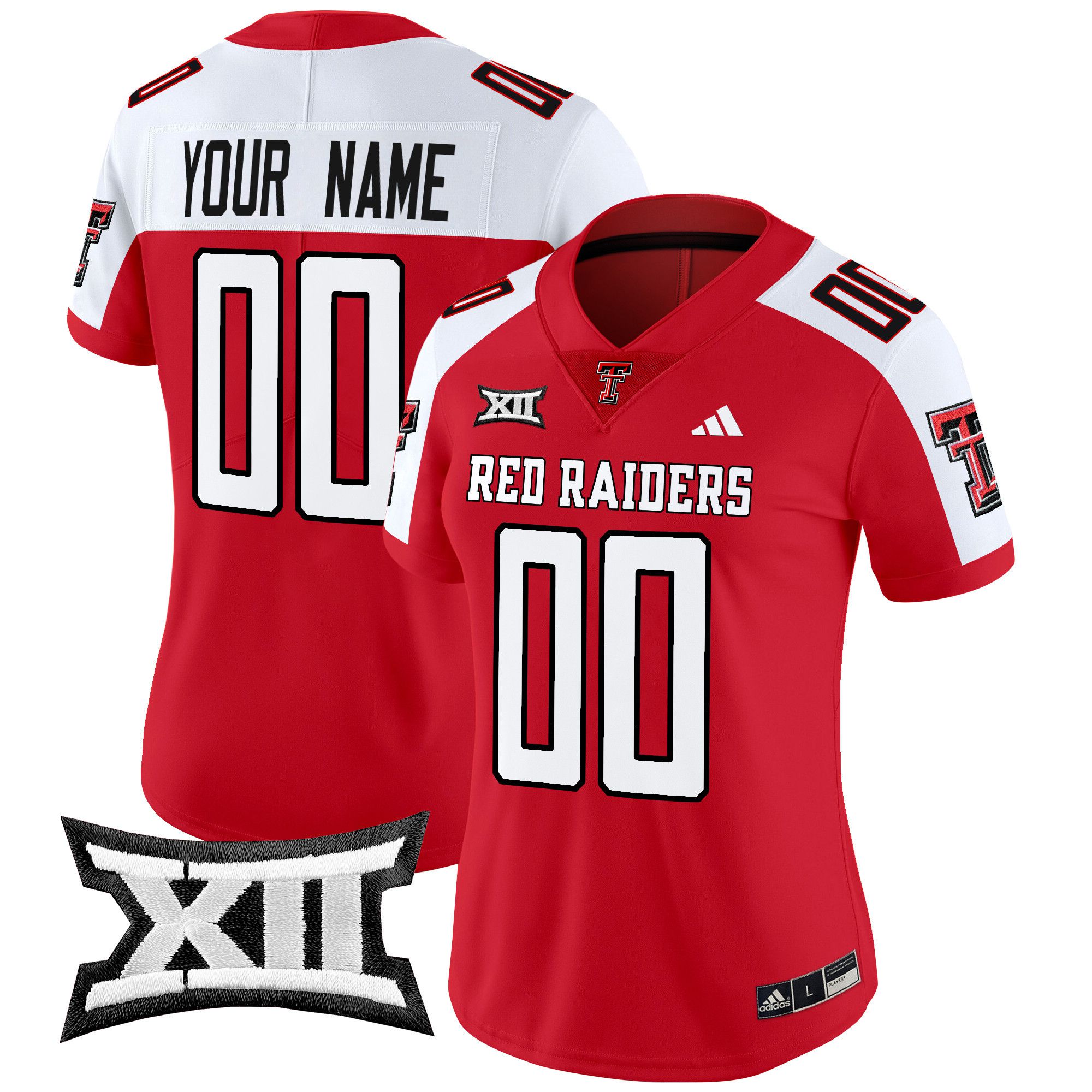 Women Texas Tech Red Raiders Red 2024 Vapor Limited Custom NCAA Jersey